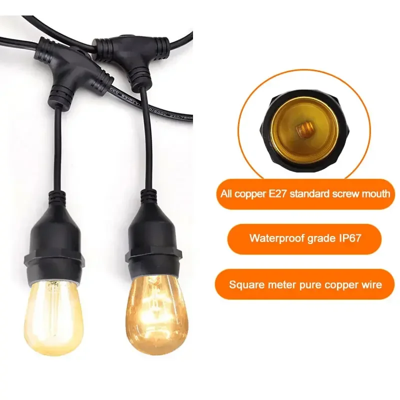 Outdoor E27 Threaded Head Lamp - Outdoor Power Strip Weatherproof 评论和价格