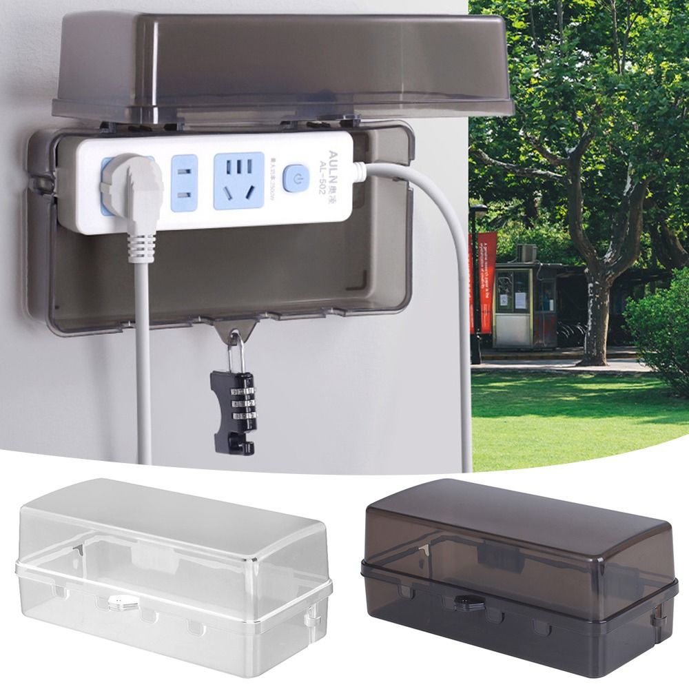Durable Plastic Plug Box Anti- - Outdoor Power Strip Weatherproof 评论和价格