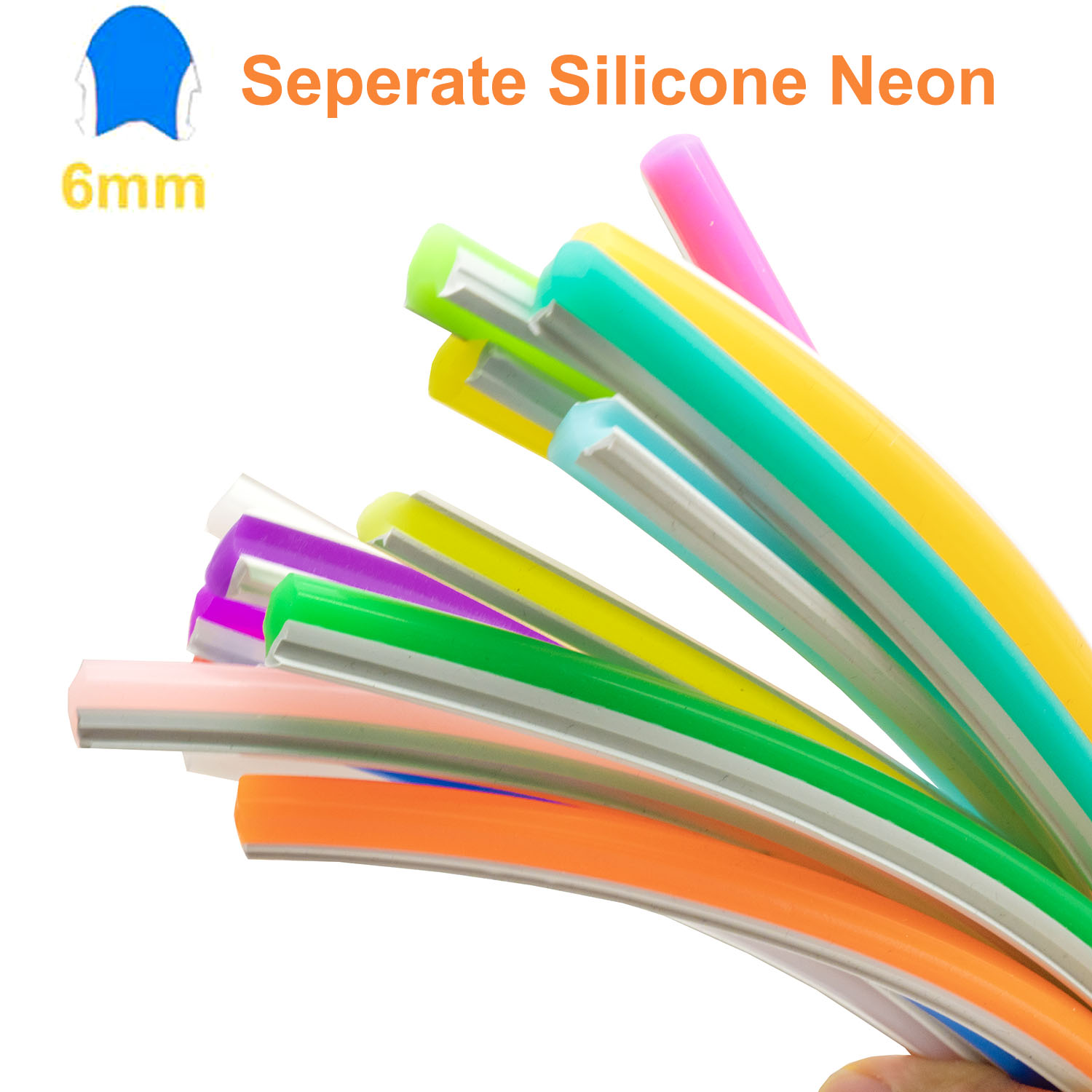6mm Separate Silicone Neon Led - Outdoor Power Strip Weatherproof 评论和价格