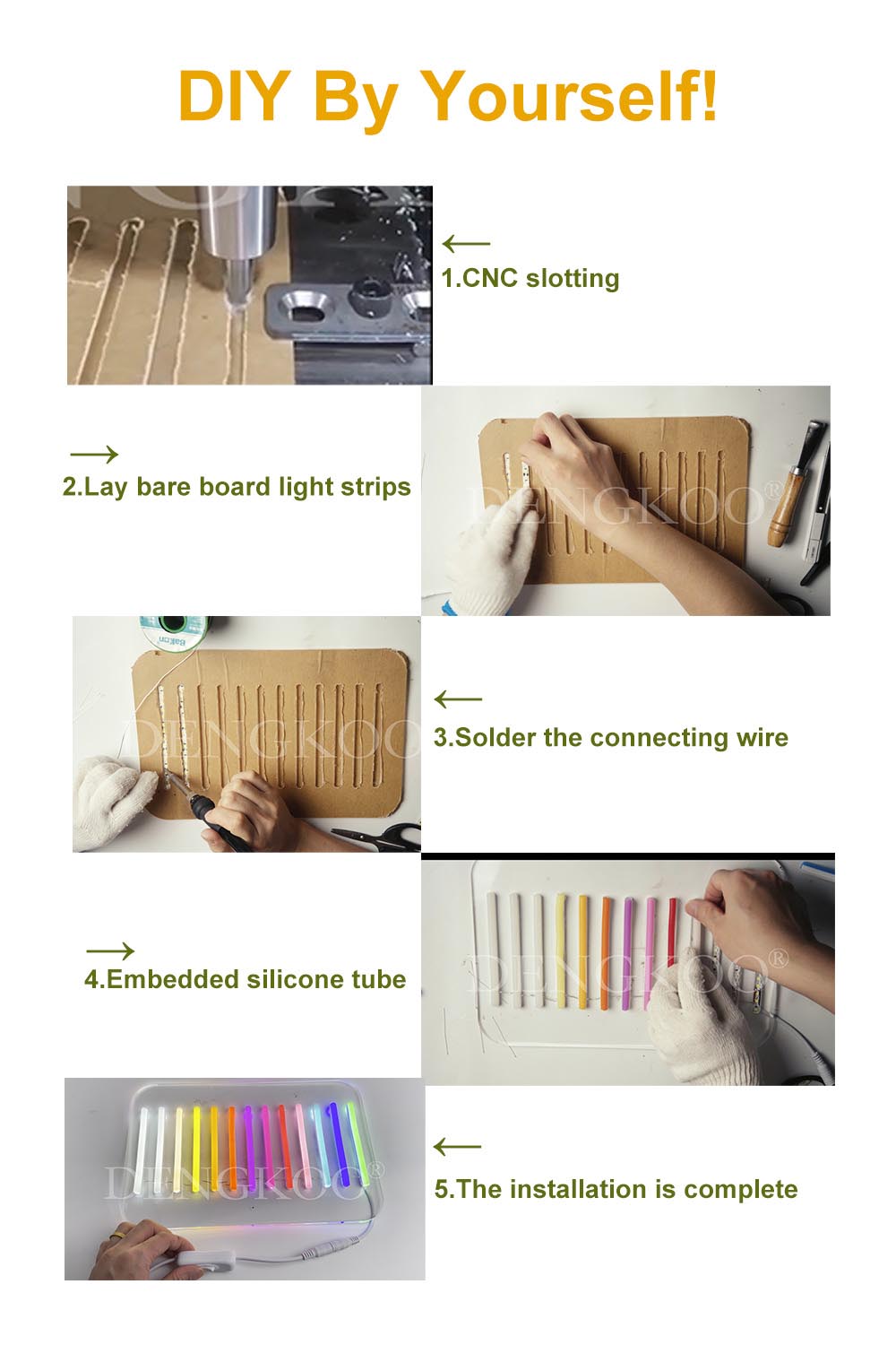 6mm Separate Silicone Neon Led - Outdoor Power Strip Weatherproof 评论和价格